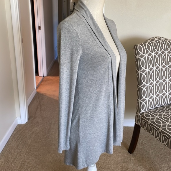 Vince Camuto Gray Women's Open Front Cardigan Sweater - Picture 3 of 9